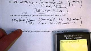 Solution Stoichiometry Practice Problems [upl. by Far]