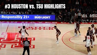 3 Houston vs TSU Highlights [upl. by Sherill]