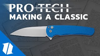 The ProTech Malibu A Surprising History That Will Leave You Wanting a Button Lock Flipper [upl. by Sidonius]