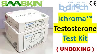 ichroma™ Testosterone Test Kit  UNBOXING [upl. by Ppik]