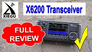 Xiegu X6200  HF Transceiver  Full Review [upl. by Annyahs]