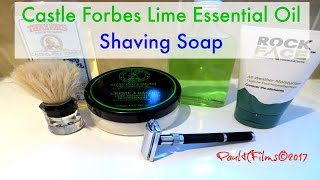 Castle Forbes Lime Essential Oil Shaving Cream [upl. by Ruder]