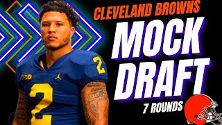 Browns 2024 MOCK DRAFT  WINNING SQUAD [upl. by Irahs]