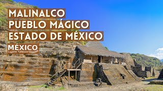 Malinalco Pueblo Mágico en el Estado de México  Zona Arqueológica  Pirámides Cuauhtinchán [upl. by Ayojal960]