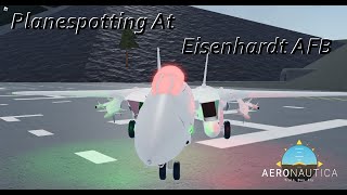 Planespotting at Eisenhardt Air Force Base  Aeronautica  Roblox [upl. by Dieterich]