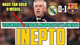 HACE UN AÑO QUERÍAN ECHAR A ANCELOTTI AHORA ES GENIO ABSOLUTO  YO TOMARÍA NOTA [upl. by Nipsirc]