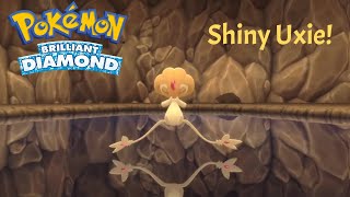 Shiny Uxie After 6098 Soft Resets  Pokémon Brilliant Diamond [upl. by Nitnilc]