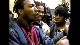 ODB vs Busta Rhymes quotFreestyle Battlequot Rare Classic Footage [upl. by Clovah]