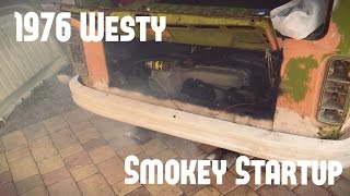 VW Bus Westfalia Restoration Part 4 First Engine startup [upl. by Noelani]