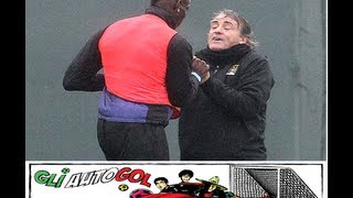 Imitazione Parodia Balotelli  Rissa con Mancini [upl. by Freida264]