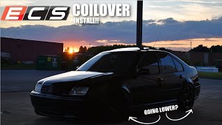 ECS TUNING COILOVERS  Mk4 Jetta [upl. by Carmon145]