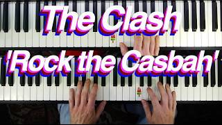 Rock the Casbah  The Clash 1982  piano parts [upl. by Asilej]