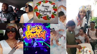 Vlog Avec seulement £40 nous fetons lanniversaire de Kylian  Les enfants étaient tres heureux [upl. by Lynnette]