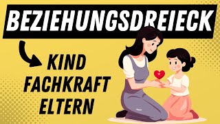 BEZIEHUNGSDREIECK bei der EINGEWÖHNUNG in die Kita  ERZIEHERKANAL [upl. by Heindrick]