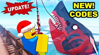 NEW ALL WORKING FISCH UPDATE CODES TODAY  ROBLOX FISCH CODES [upl. by Relyhcs123]