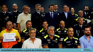 ACTUALITAT  Castelldefels celebra el patró de la Policia Local [upl. by Egon]