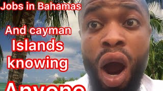 How to get a work sponsorship visa in Bahamas and Cayman Islandsmove with zero usd [upl. by Colvert945]