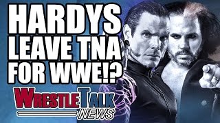 Matt amp Jeff Hardy Leave TNA Impact Wrestling Are They Going To WWE  WrestleTalk News Feb 2017 [upl. by Eugine]