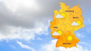 Wetter Bis Wochenmitte kaum Regen 08072019 [upl. by Silvie]