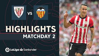 Resumen de Athletic Club vs Valencia CF 10 [upl. by Einavoj]