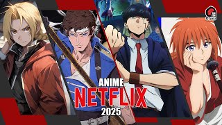 ESTRENOS de ANIME para NETFLIX 2025  Rincón Otaku [upl. by Damali1]