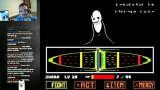 Undertale Fan Games 1  Gaster Appears  Chara Rave party [upl. by Phillada]