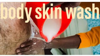 skin body wash massage please like share  comment subscribe [upl. by Netnerb440]