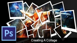 Adobe Photoshop CS6  How To Create a Collage Collage Effect [upl. by Igor]