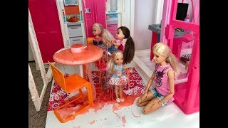 Barbie SLIME Disaster Chelsea Haley and Ally [upl. by Weed]