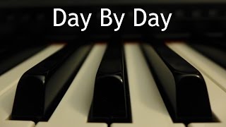 Day By Day  piano instrumental hymn with lyrics [upl. by Yensehc]