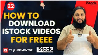 How to Download iStock video without watermark for Free [upl. by Ennayelsel159]