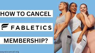 How to Cancel Fabletics Membership [upl. by Kenweigh]