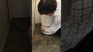 ECOJOHN  TinyJohn Waterless Incinerating Toilet  How to clean out ashes [upl. by Ogu]