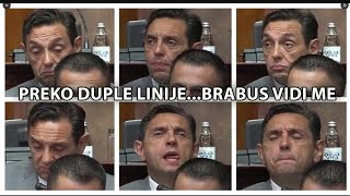 Vulin i Brnaba vole žene😂 Vuline ne vuče se crta u skupštini 😁 [upl. by Nelle]