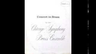 Chicago Symphony Brass Ensemble plays Hindemith quotMorgen Musikquot [upl. by Htrahddis]