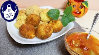 Kartoffel  Käse  Bällchen  Kroketten [upl. by Aridni]