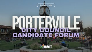 Porterville City Council Candidate Forum 2024 [upl. by Enelav]