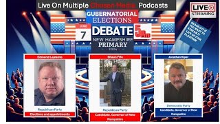 2024 NH Gubernatorial Primary Debate 5PM EST LIVE [upl. by Cliffes]