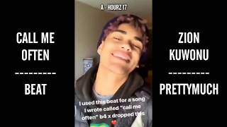 Prettymuch  Call Me Often Unreleased Song  Zions instagram story [upl. by Stasny672]