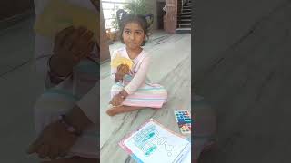 Bhavishya drawing chestundishortskids videos trending videos [upl. by Ytinirt]