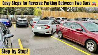 quotThe Best StepbyStep Easy Reverse Parking Method That Works Every Timequotreverseparking pass [upl. by Fiertz497]