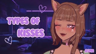 ASMR  Best types of KISSES to sleep💋 ✨ [upl. by Elocal]