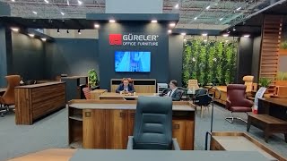 IFF 2023  Istanbul Furniture Fair  Gureler Office Furniture [upl. by Nivlag128]