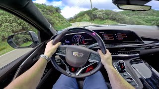 2023 Cadillac Escalade V POV Drive Review [upl. by Macleod]