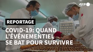 Face au Covid19 lévénementiel se bat pour éviter un crash industriel  AFP [upl. by Annayt460]