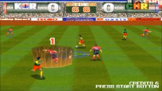 테크모 월드컵 98 각 나라별 모든 기술 Tecmo world cup 98 all skill gameplay [upl. by Elleral276]