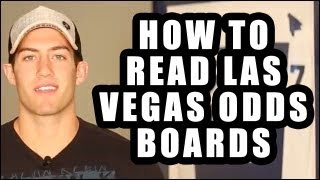 How To Read Las Vegas Odds Board [upl. by Inalawi]