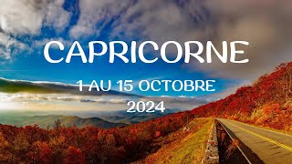 Capricorne ♑️ 1 au 15 Octobre 2024  Transformation en cours… [upl. by Sanjiv]