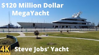 SuperYacht MegaYacht  at Southport Gold Coast  Steve Jobs [upl. by Hauhsoj]