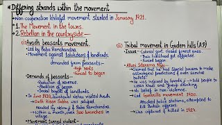 Class10History Ch2 Nationalism in India Part 6Handwritten Notes ConceptImprover [upl. by Susann688]